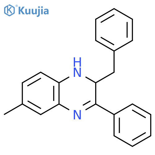 Quinoxaline, 1,2-dihydro-6-methyl-3-phenyl-2-(phenylmethyl)- structure