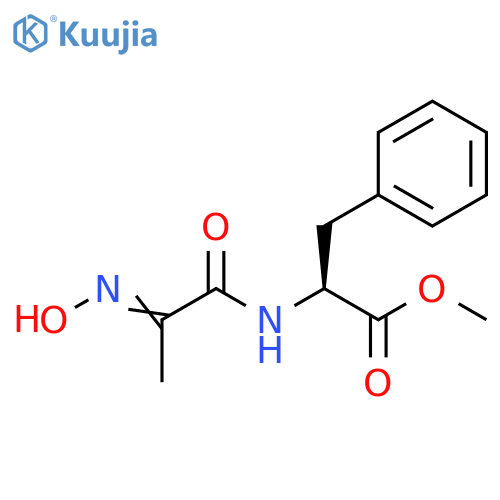 L-Phenylalanine, N-[2-(hydroxyimino)-1-oxopropyl]-, methyl ester structure