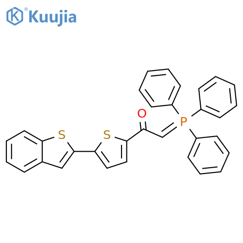 Ethanone,1-(5-benzo[b]thien-2-yl-2-thienyl)-2-(triphenylphosphoranylidene)- structure