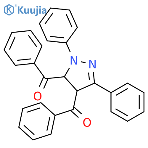 Methanone, (4,5-dihydro-1,3-diphenyl-1H-pyrazole-4,5-diyl)bis[phenyl- structure