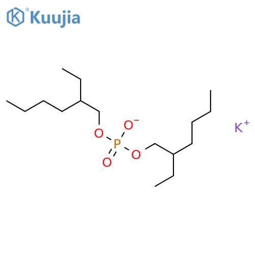 Phosphoric acid,bis(2-ethylhexyl) ester, potassium salt (1:1) structure