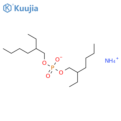 Phosphoric acid,bis(2-ethylhexyl) ester, ammonium salt (1:1) structure