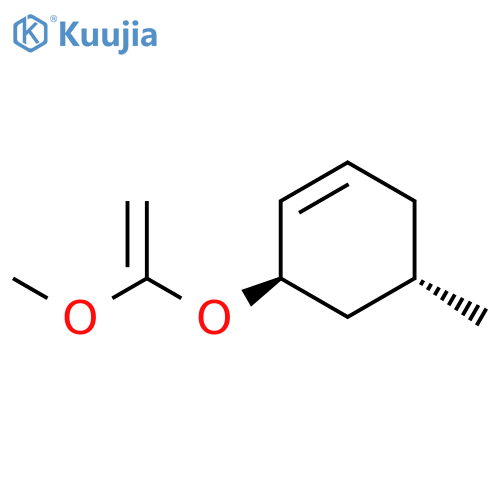 Cyclohexene, 3-[(1-methoxyethenyl)oxy]-5-methyl-, (3R,5S)-rel- structure