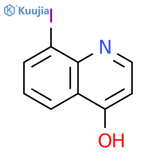4-Quinolinol, 8-iodo- structure