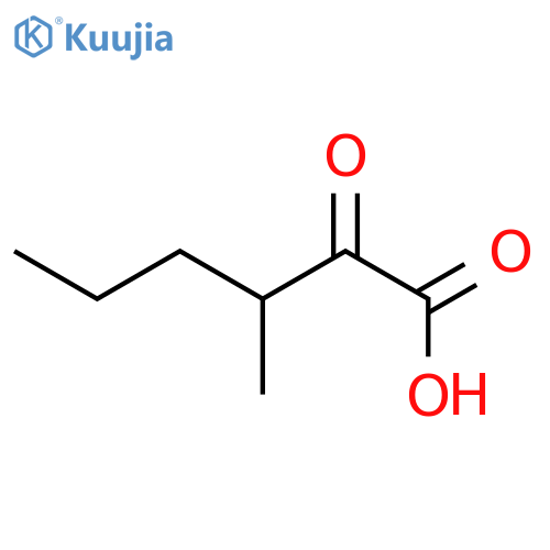 3-methyl-2-oxohexanoic acid structure