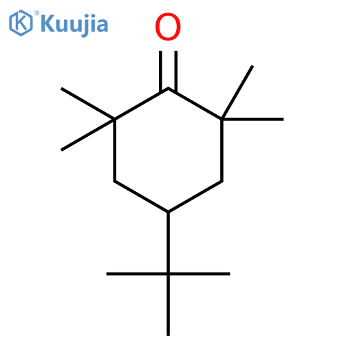 4-tert-Butyl-2,2,6,6-tetramethylcyclohexan-1-one structure
