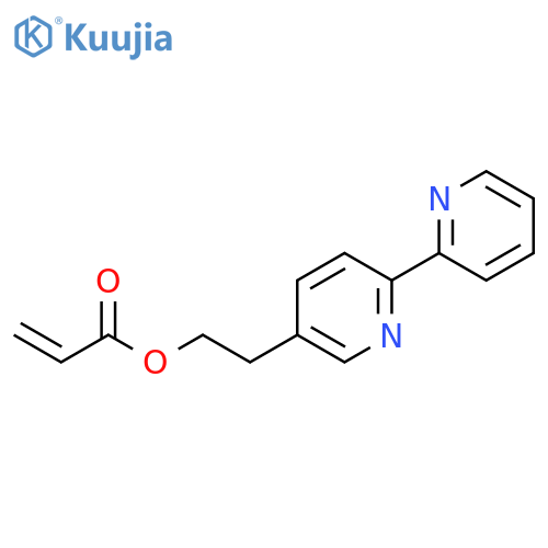 2-Propenoic acid, 2-[2,2'-bipyridin]-5-ylethyl ester structure