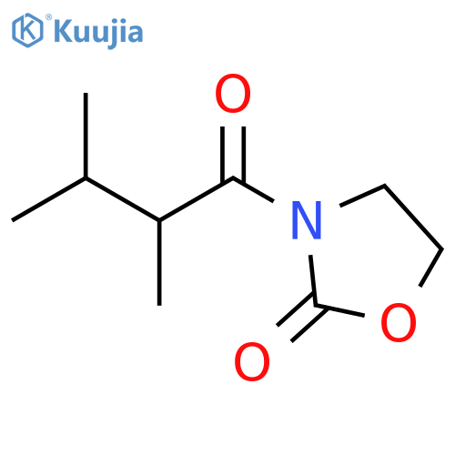 2-Oxazolidinone, 3-(2,3-dimethyl-1-oxobutyl)- structure