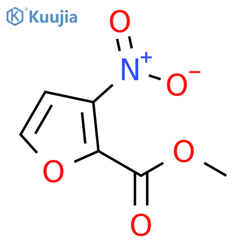 3-nitro-2-Furancarboxylic acid methyl ester structure