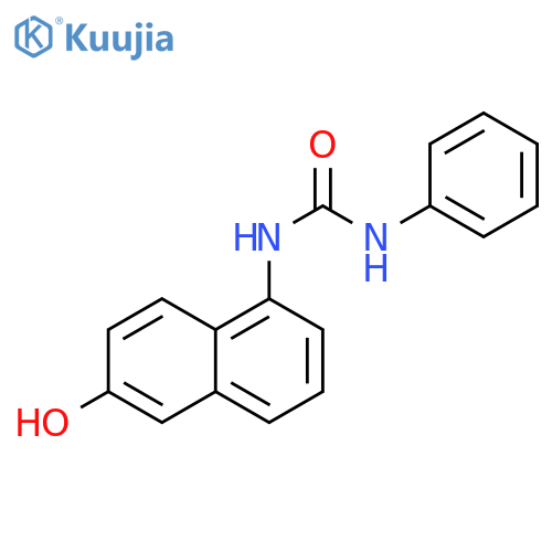 Urea, N-(6-hydroxy-1-naphthalenyl)-N'-phenyl- structure