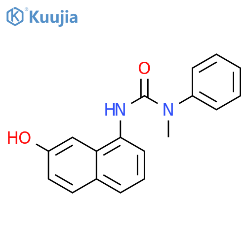 Urea, N'-(7-hydroxy-1-naphthalenyl)-N-methyl-N-phenyl- structure