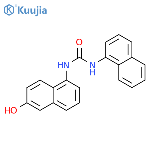 Urea, N-(6-hydroxy-1-naphthalenyl)-N'-1-naphthalenyl- structure