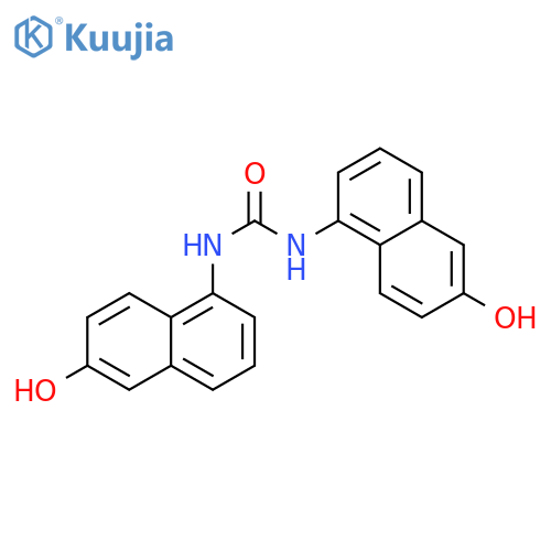Urea, N,N'-bis(6-hydroxy-1-naphthalenyl)- structure