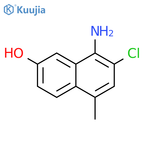 2-Naphthalenol, 8-amino-7-chloro-5-methyl- structure