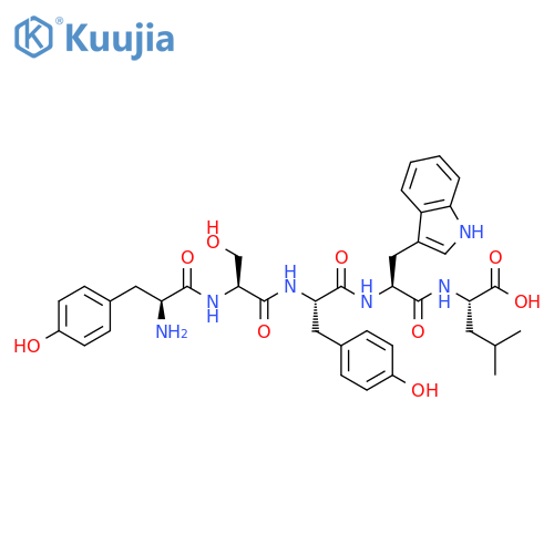 L-Leucine, L-tyrosyl-L-seryl-L-tyrosyl-L-tryptophyl- structure
