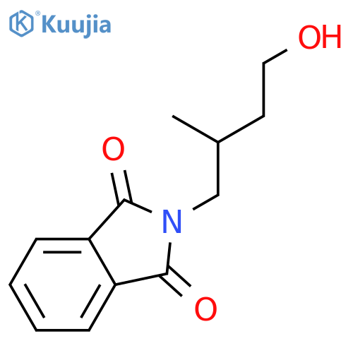 1H-Isoindole-1,3(2H)-dione, 2-(4-hydroxy-2-methylbutyl)- structure