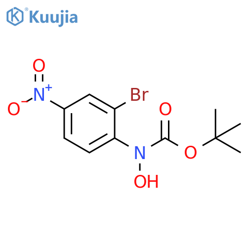Carbamic acid, (2-bromo-4-nitrophenyl)hydroxy-, 1,1-dimethylethylester structure