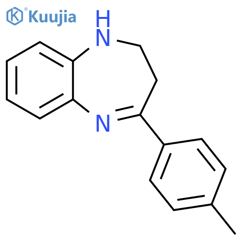 1H-1,5-Benzodiazepine, 2,3-dihydro-4-(4-methylphenyl)- structure