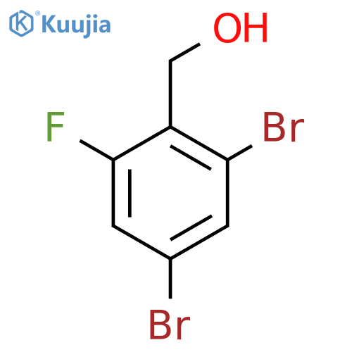 2,4-Dibromo-6-fluorobenzyl alcohol structure