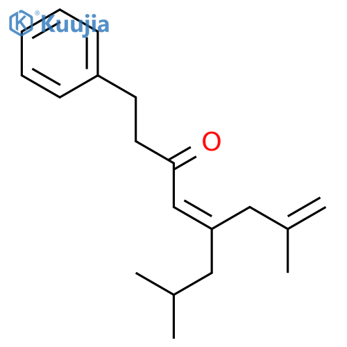 4,7-Octadien-3-one, 7-methyl-5-(2-methylpropyl)-1-phenyl-, (4Z)- structure