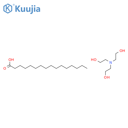 2-(bis(2-hydroxyethyl)amino)ethanol; hexadecanoic acid structure