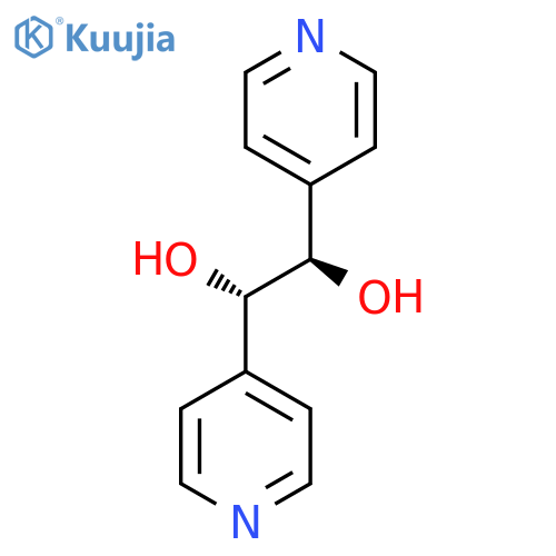 1,2-Dipyridin-4-ylethane-1,2-diol structure