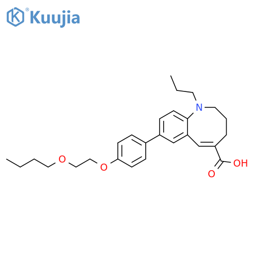 1-Benzazocine-5-carboxylic acid,8-[4-(2-butoxyethoxy)phenyl]-1,2,3,4-tetrahydro-1-propyl- structure