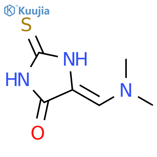 4-Imidazolidinone, 5-[(dimethylamino)methylene]-2-thioxo-, (5Z)- structure