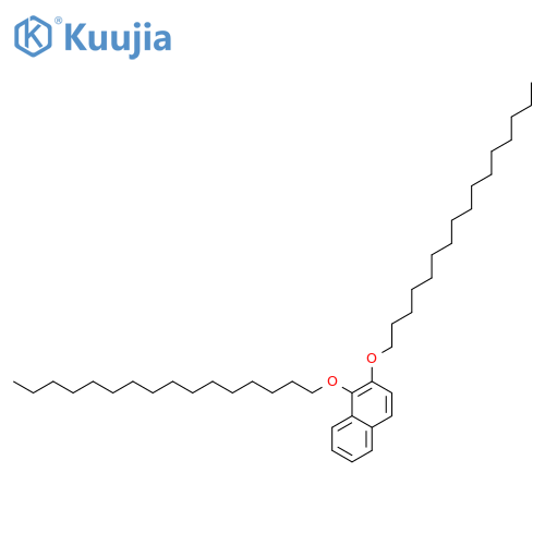 Naphthalene, bis(hexadecyloxy)- structure
