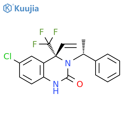 2(1H)-Quinazolinone,6-chloro-4-ethenyl-3,4-dihydro-3-[(1R)-1-phenylethyl]-4-(trifluoromethyl)-, (4R)- structure