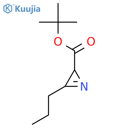 2H-Azirine-2-carboxylic acid, 3-propyl-, 1,1-dimethylethyl ester, (2S)- structure