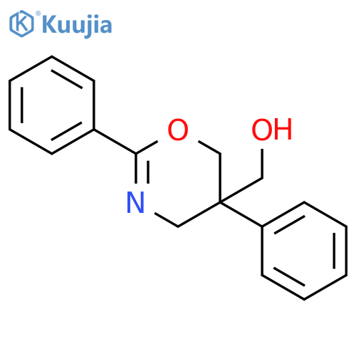 4H-1,3-Oxazine-5-methanol, 5,6-dihydro-2,5-diphenyl- structure