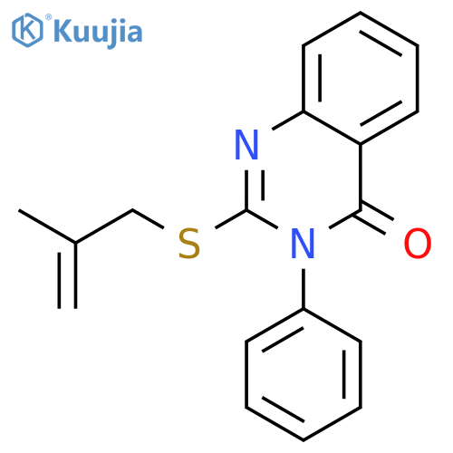 2-((2-Methylallyl)thio)-3-phenylquinazolin-4(3H)-one structure