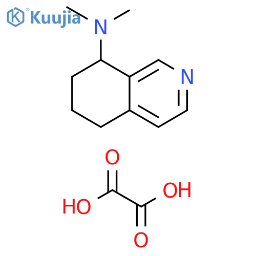8-Isoquinolinamine, 5,6,7,8-tetrahydro-N,N-dimethyl-, ethanedioate(1:2) structure