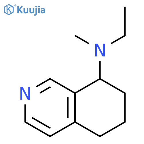 8-ISOQUINOLINAMINE, N-ETHYL-5,6,7,8-TETRAHYDRO-N-METHYL- structure
