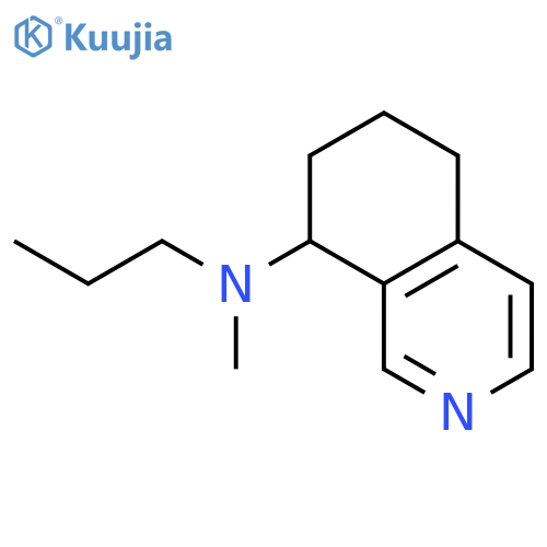 8-Isoquinolinamine, 5,6,7,8-tetrahydro-N-methyl-N-propyl- structure