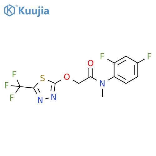 Acetamide,N-(2,4-difluorophenyl)-N-methyl-2-[[5-(trifluoromethyl)-1,3,4-thiadiazol-2-yl]oxy]- structure