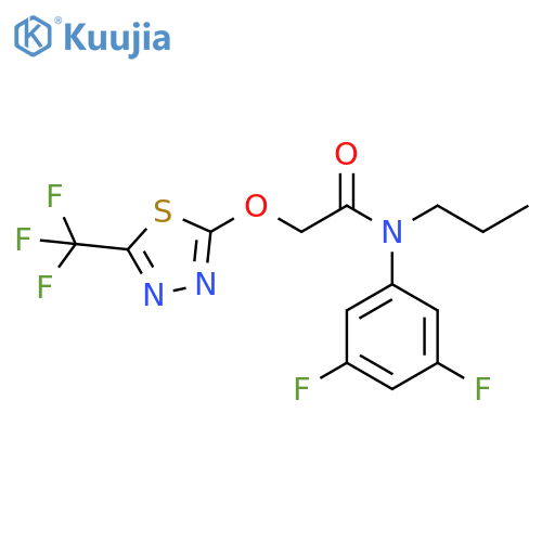 Acetamide,N-(3,5-difluorophenyl)-N-propyl-2-[[5-(trifluoromethyl)-1,3,4-thiadiazol-2-yl]oxy]- structure