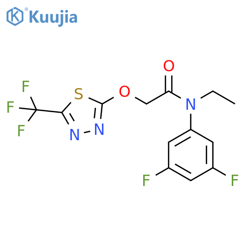 Acetamide,N-(3,5-difluorophenyl)-N-ethyl-2-[[5-(trifluoromethyl)-1,3,4-thiadiazol-2-yl]oxy]- structure