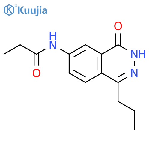 Propanamide, N-(3,4-dihydro-4-oxo-1-propyl-6-phthalazinyl)- structure