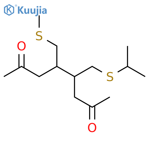 2,7-Octanedione, 4-[[(1-methylethyl)thio]methyl]-5-[(methylthio)methyl]- structure