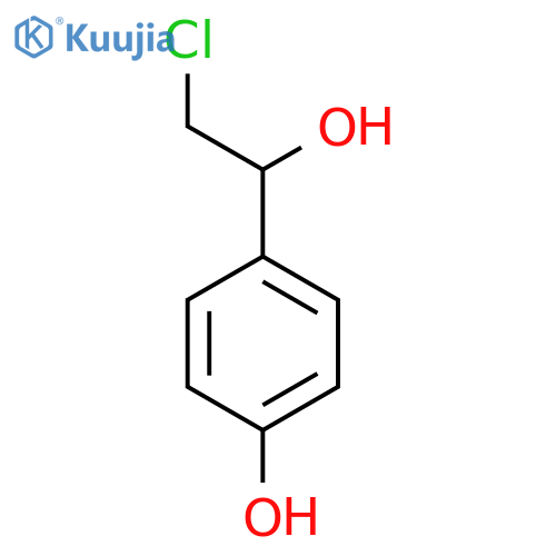 1-(4-Hydroxyphenyl)-2-chloroethanol structure