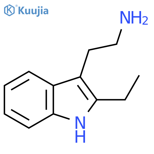 2-ethyl-1H-Indole-3-ethanamine structure