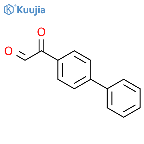 [1,1'-Biphenyl]-4-acetaldehyde,a-oxo- structure