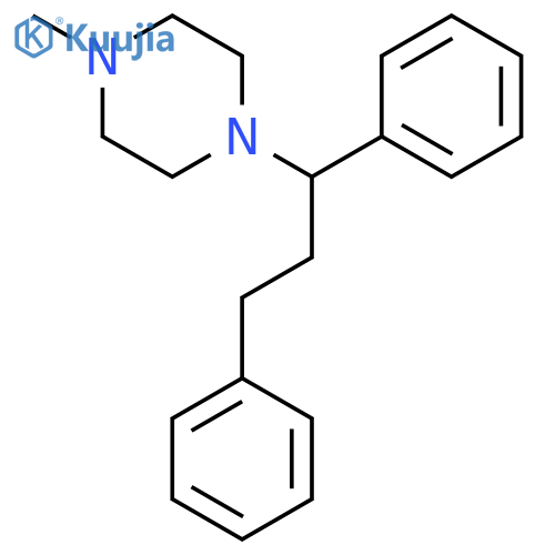 PIPERAZINE, 1-(1,3-DIPHENYLPROPYL)-4-METHYL- structure