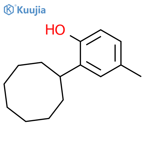 PHENOL, 2-CYCLOOCTYL-4-METHYL- structure