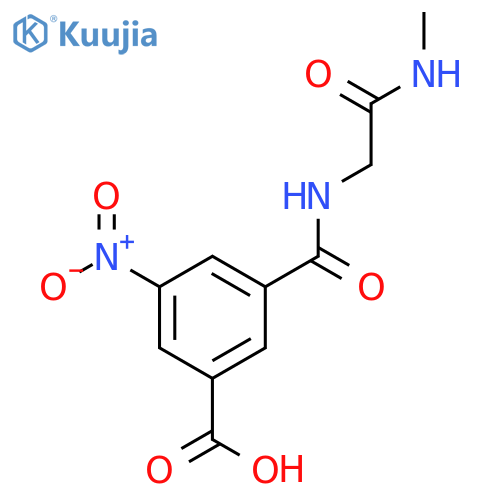 3-[[[2-(methylamino)-2-oxoethyl]amino]carbonyl]-5-nitrobenzoic acid structure