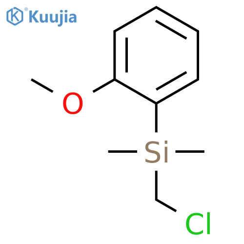 SILANE, (CHLOROMETHYL)(2-METHOXYPHENYL)DIMETHYL- structure