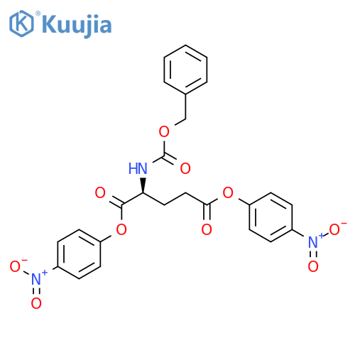 L-Glutamic acid, N-[(phenylmethoxy)carbonyl]-, bis(4-nitrophenyl) ester structure