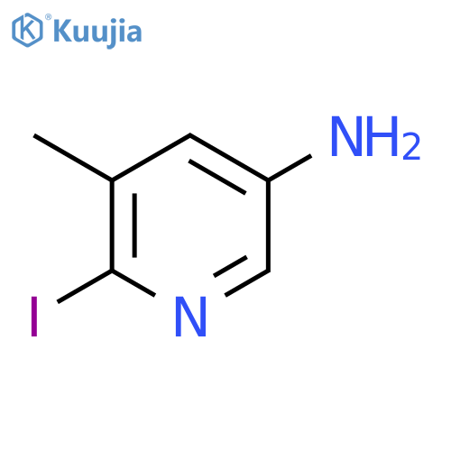 6-Iodo-5-methylpyridin-3-amine structure